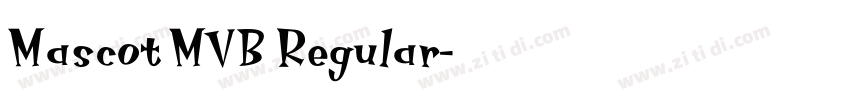 Mascot MVB Regular字体转换